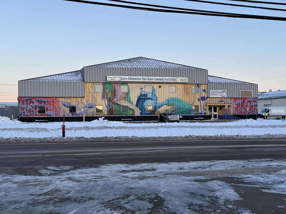 mural in Moncton by artist unknown.