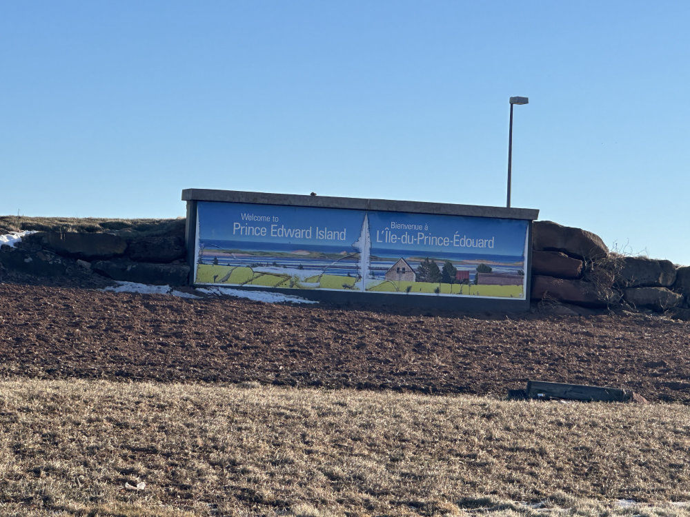 mural in Borden-Carleton by artist unknown.