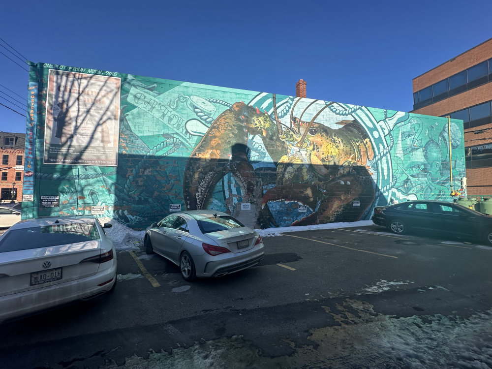 mural in Charlottetown by artist unknown.