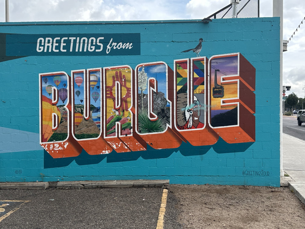 mural in Albuquerque by artist unknown.