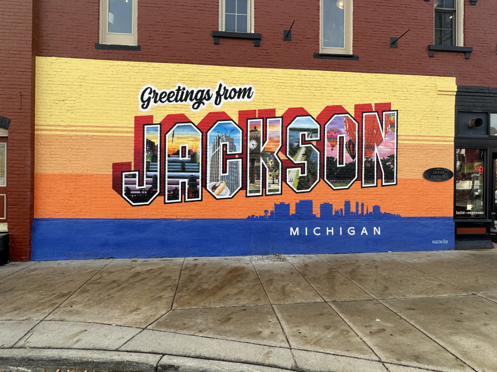 mural in Jackson by artist unknown.