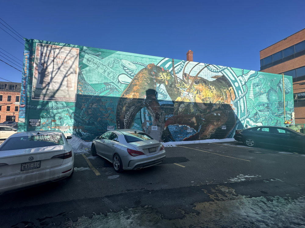 mural in Charlottetown by artist unknown.