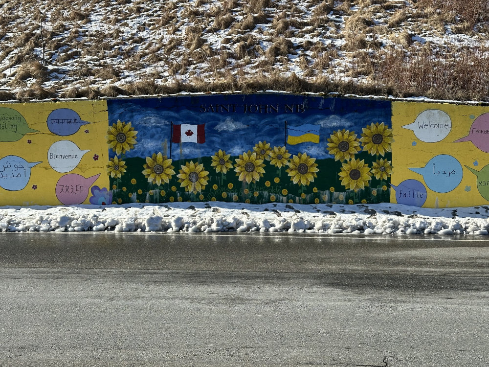 mural in Saint John by artist unknown.