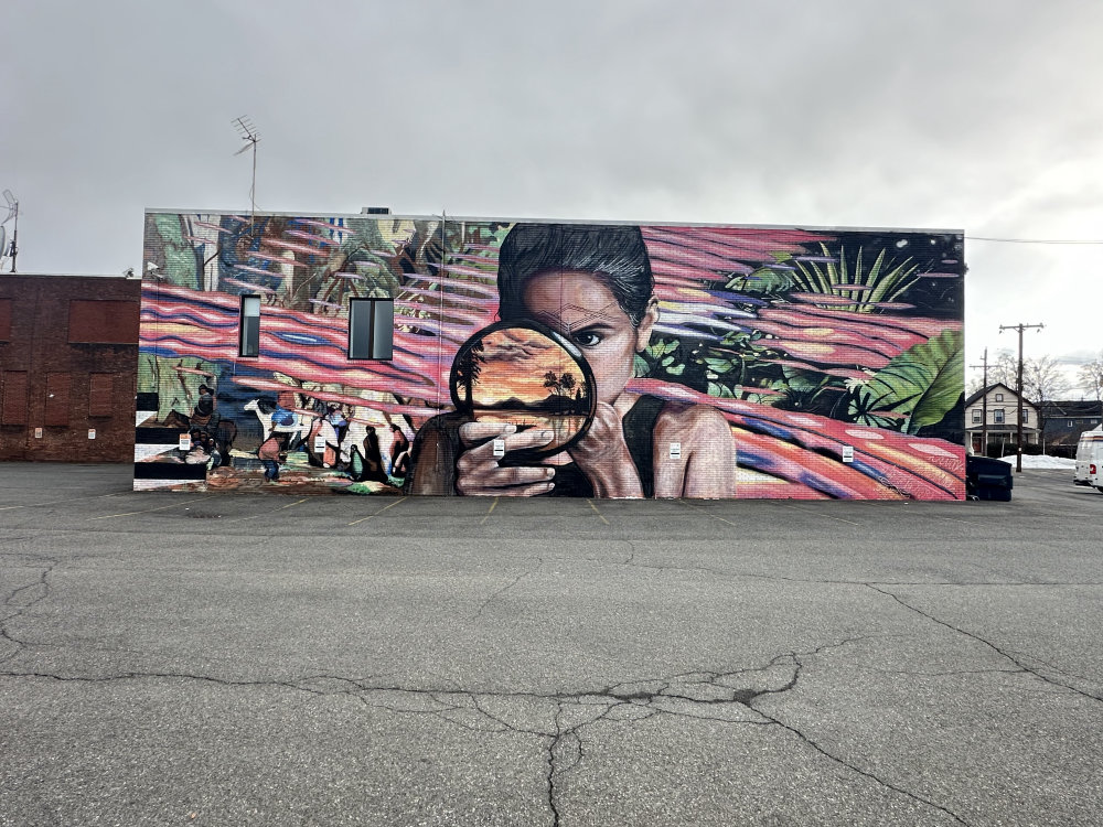 mural in Kingston by artist unknown.