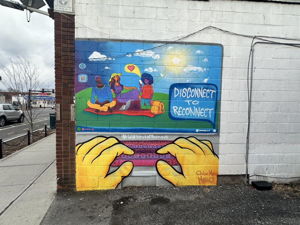 mural in Kingston by artist unknown.