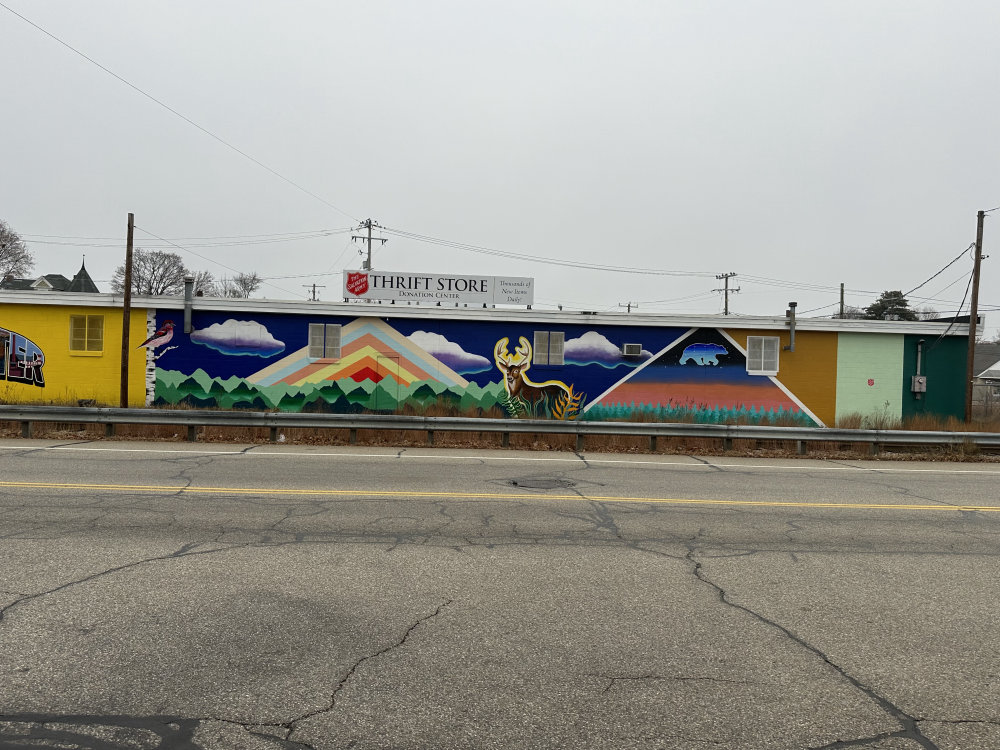 mural in Rochester by artist unknown.