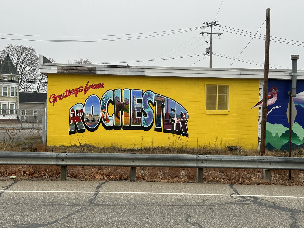 mural in Rochester by artist unknown.