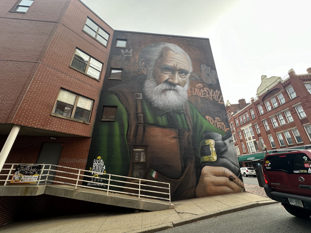 mural in Haverhill by artist unknown.