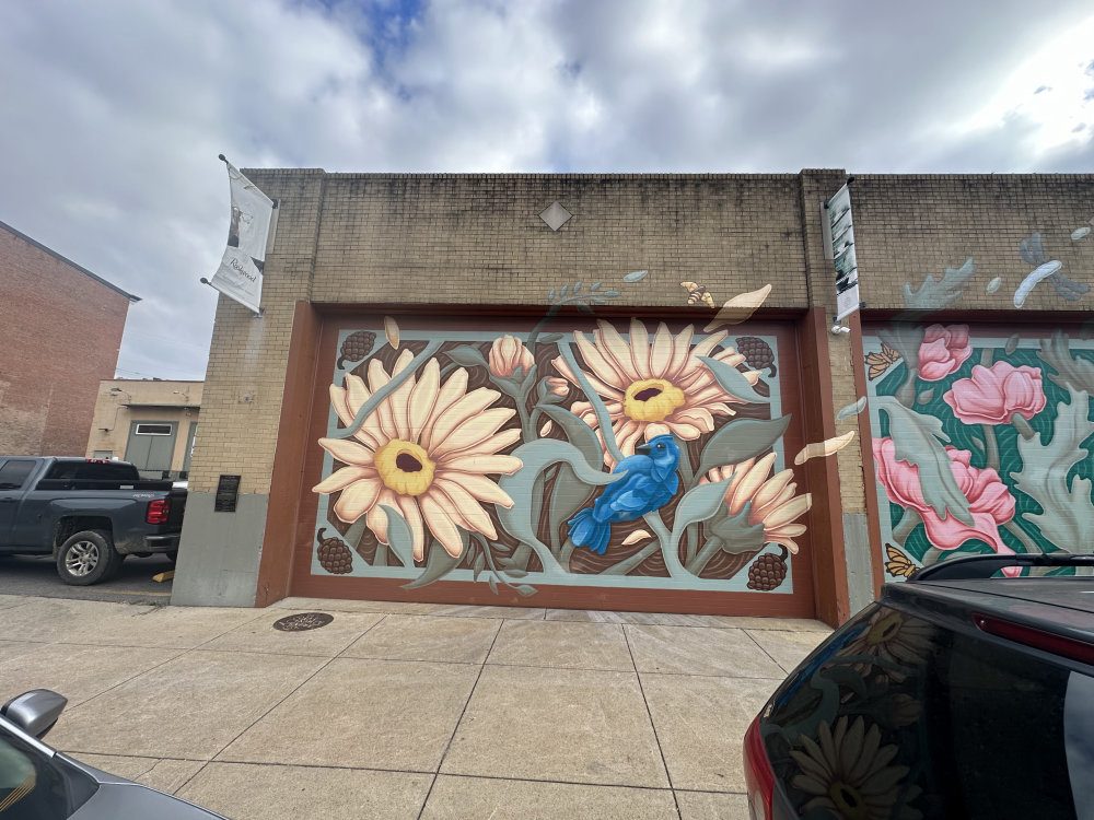 mural in Cincinnati by artist unknown.