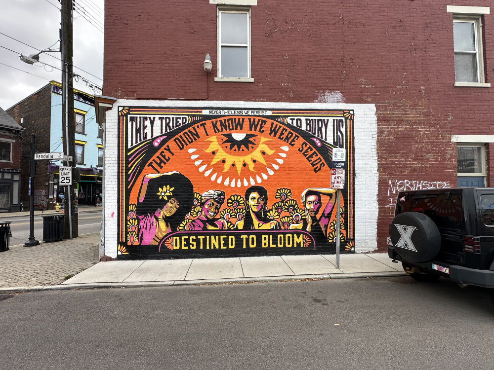 mural in Cincinnati by artist unknown.