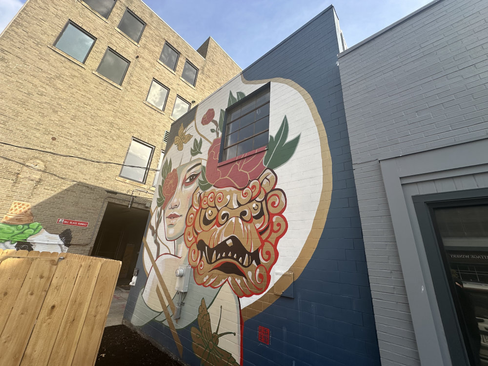 mural in Fort Wayne by artist unknown.