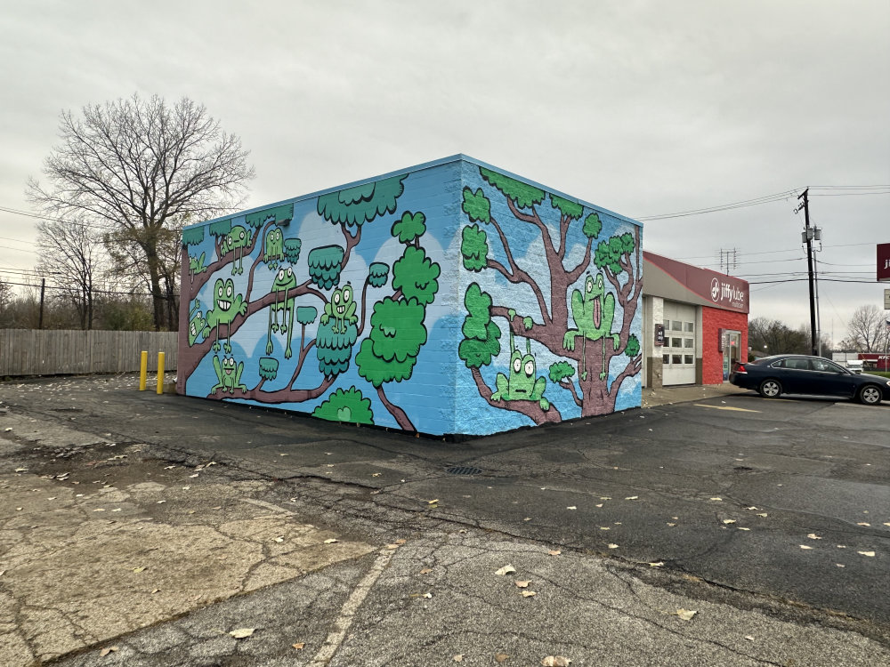 mural in Kendallville by artist unknown.