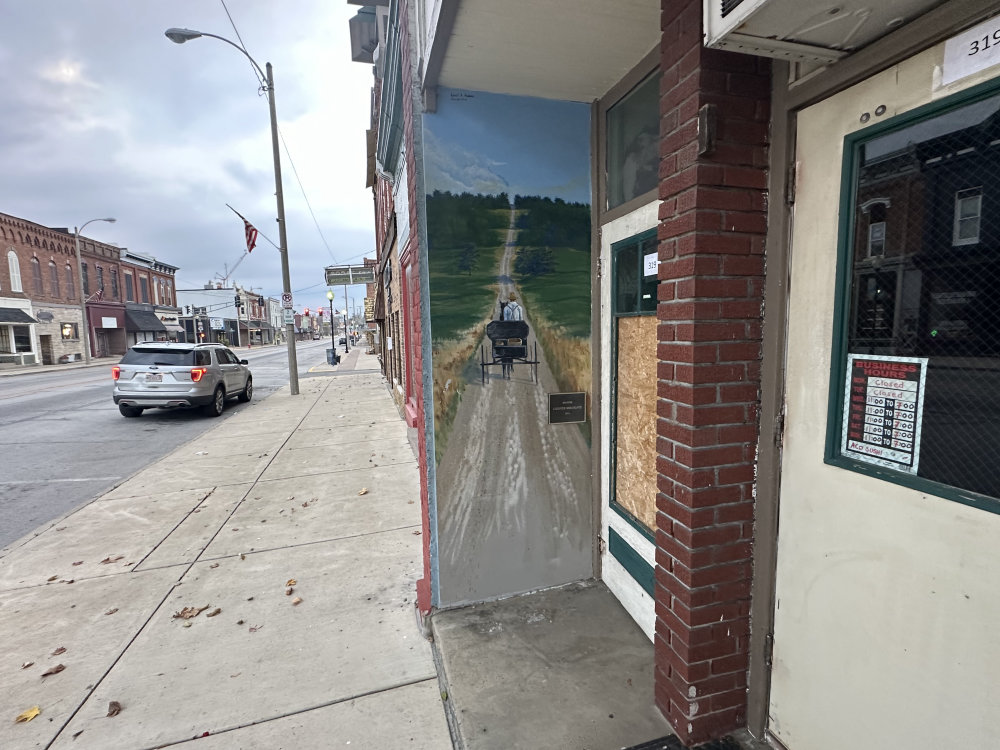 mural in Ligonier by artist unknown.