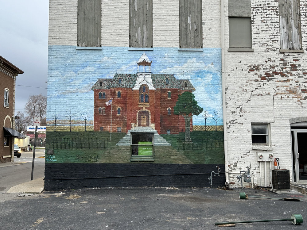 mural in Ligonier by artist unknown.