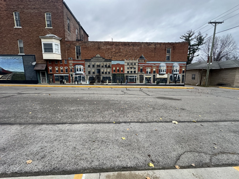 mural in Ligonier by artist unknown.