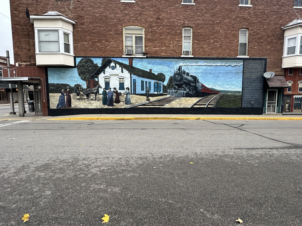 mural in Ligonier by artist unknown.