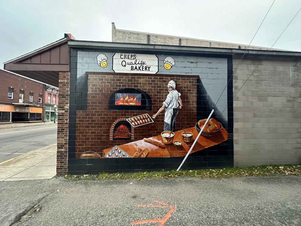 mural in Ligonier by artist unknown.