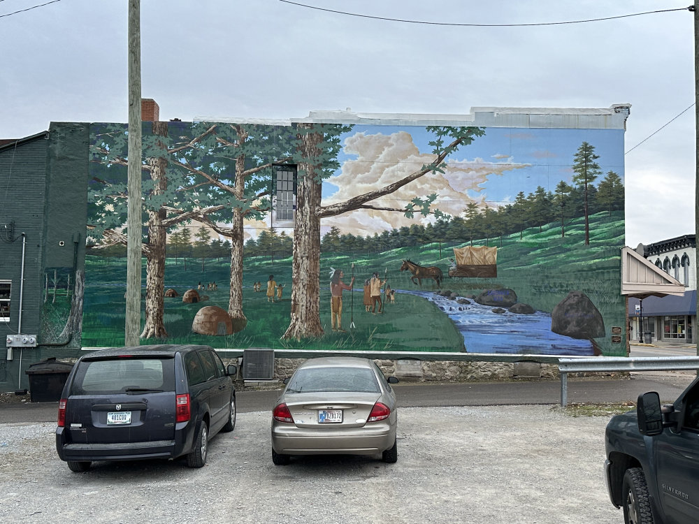 mural in Ligonier by artist unknown.