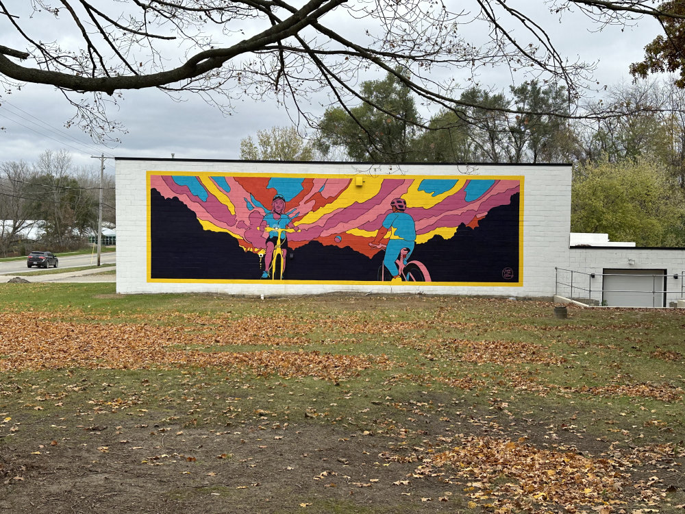 mural in Portage by artist unknown.