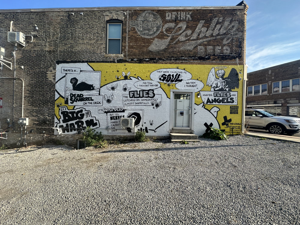 mural in Racine by artist unknown.