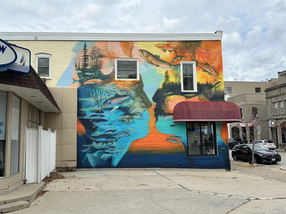 mural in Port Washington by artist unknown.