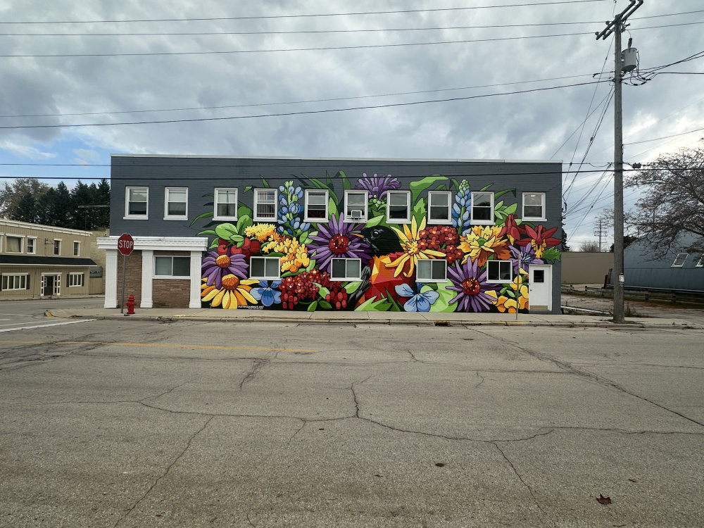 mural in Port Washington by artist unknown.