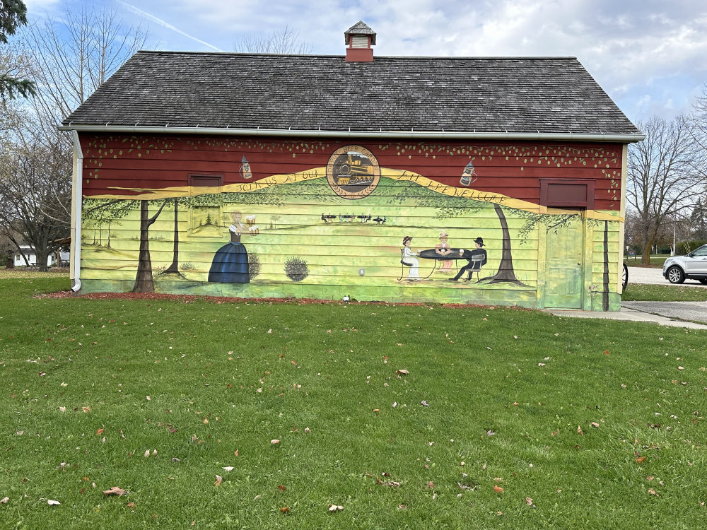 mural in Germantown by artist unknown.