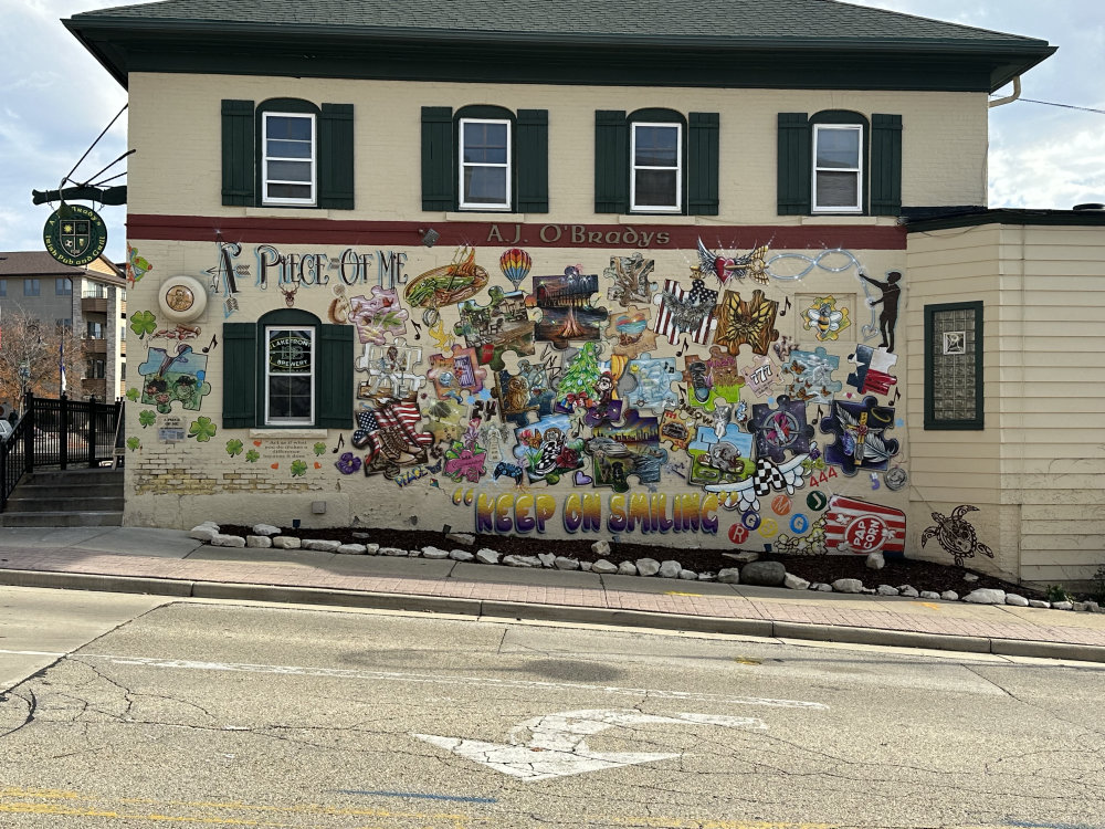 mural in Menomonee Falls by artist unknown.