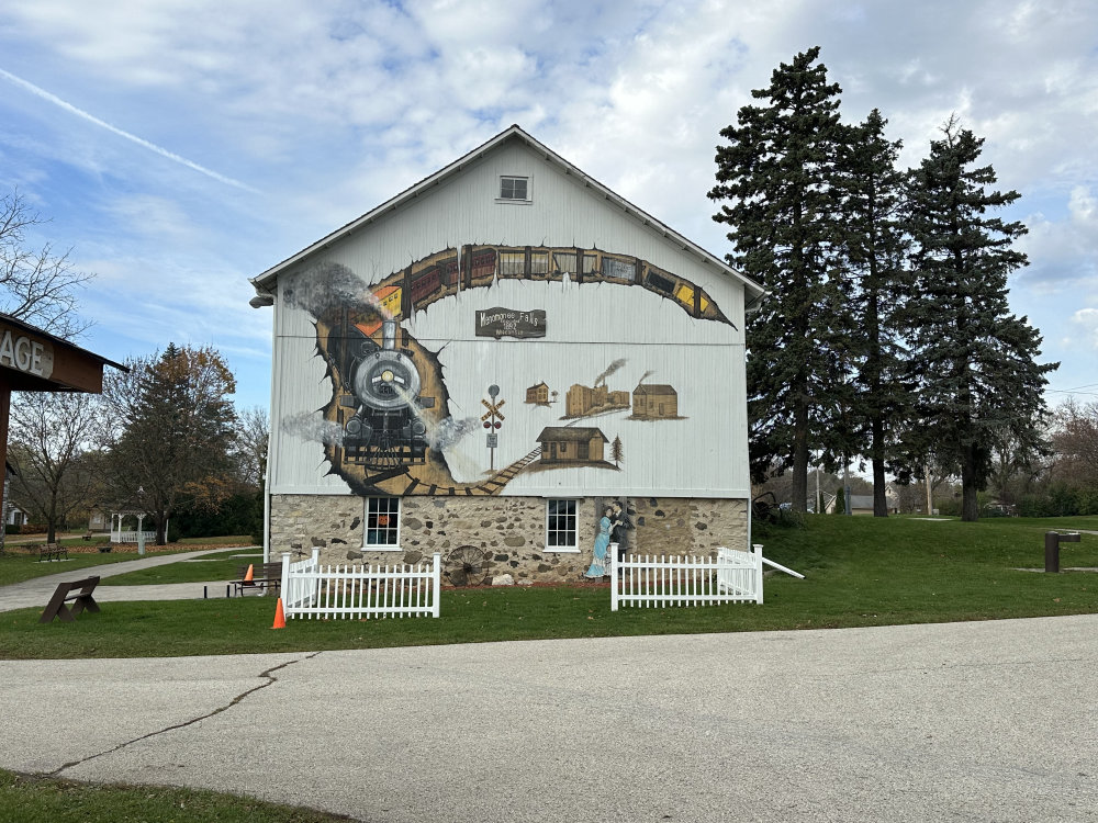 mural in Colgate by artist unknown.