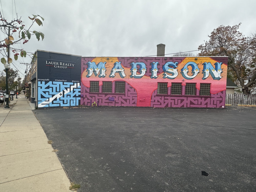 mural in Madison by artist unknown.