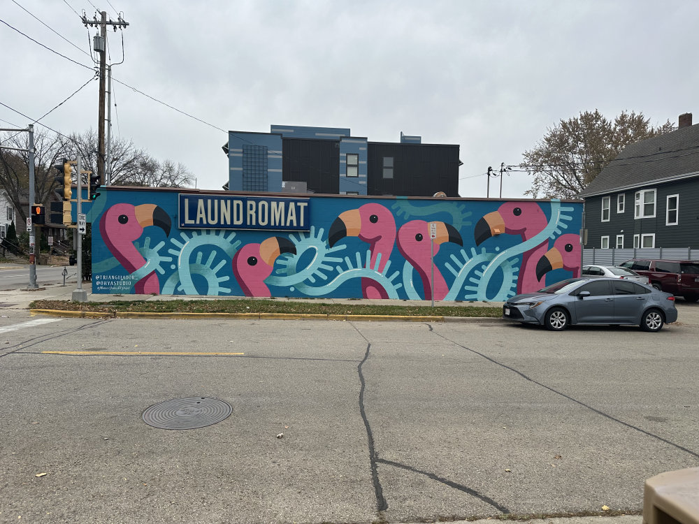 mural in Madison by artist unknown.