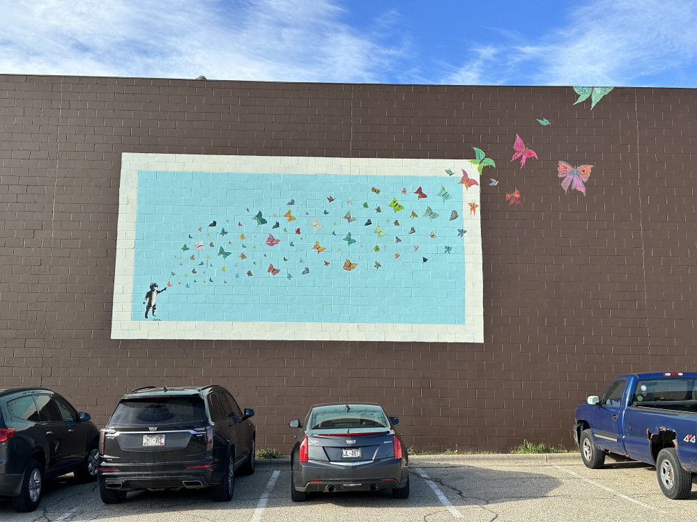 mural in Janesville by artist unknown.