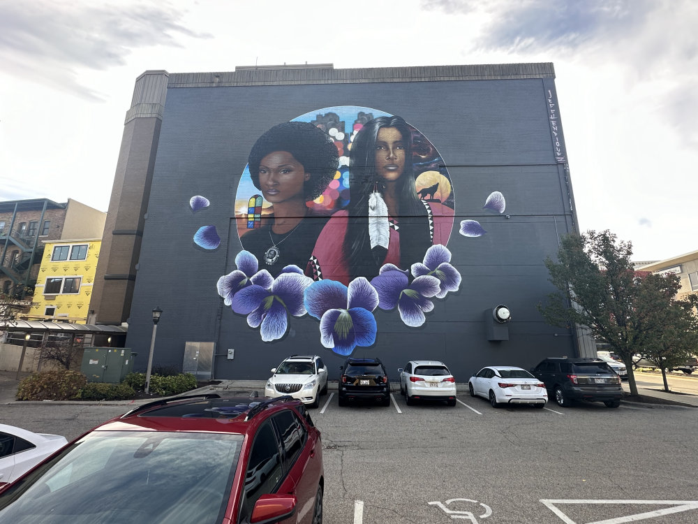 mural in Janesville by artist Jeff Henriquez.