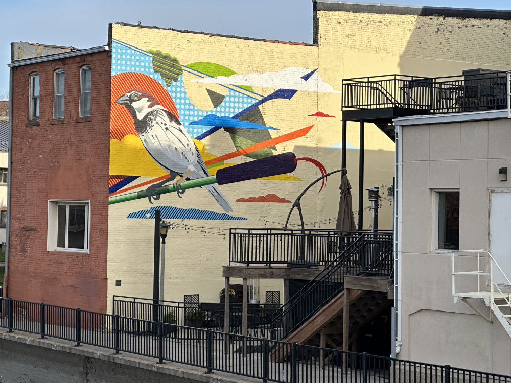 mural in Janesville by artist unknown.