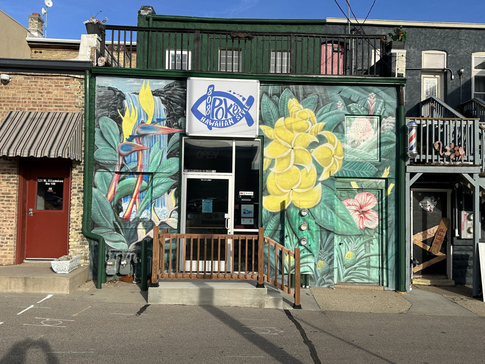 mural in Janesville by artist unknown.