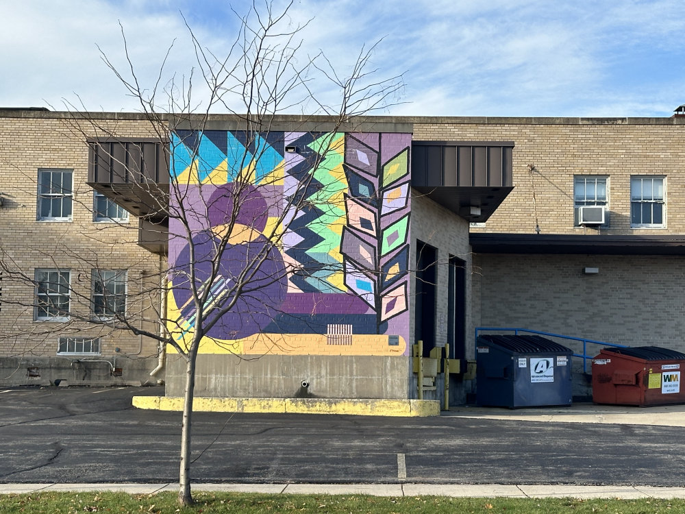 mural in Janesville by artist unknown.