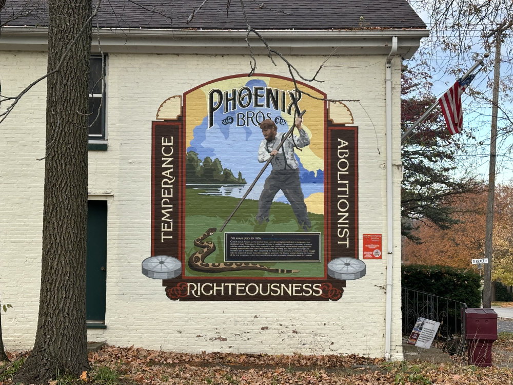 mural in Delavan by artist unknown.