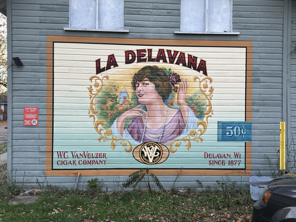 mural in Delavan by artist unknown.