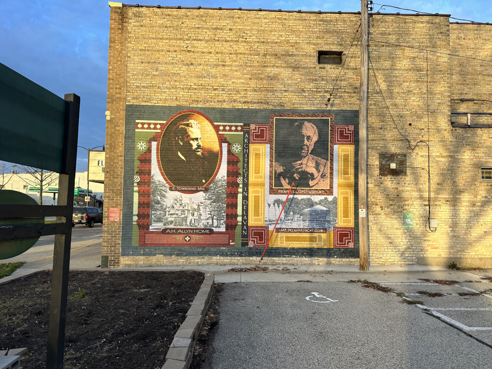 mural in Delavan by artist unknown.