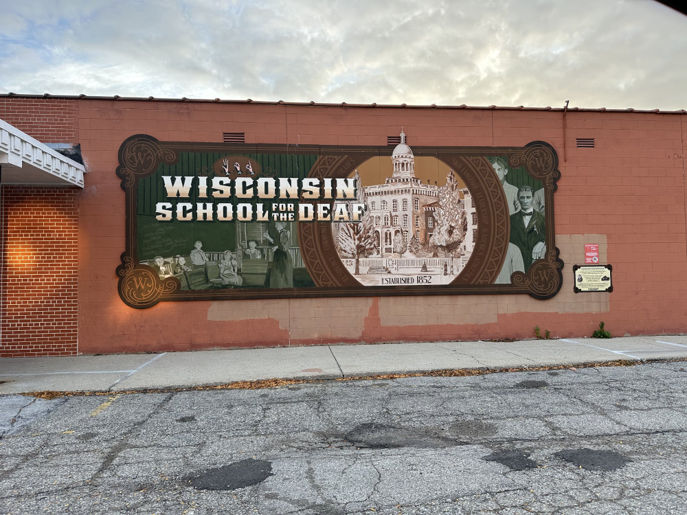 mural in Delavan by artist unknown.