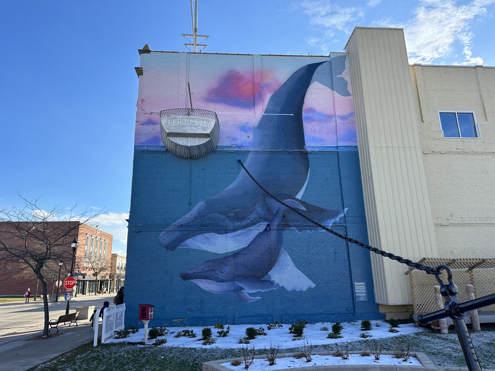 mural in Sheboygan by artist unknown.