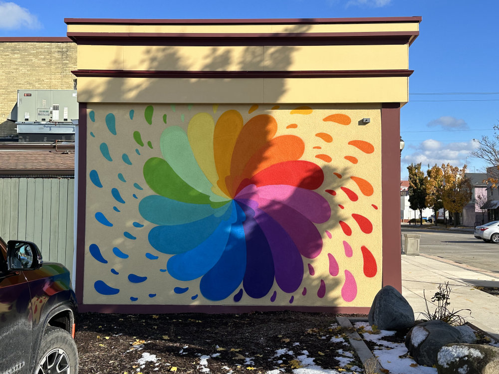 mural in Sheboygan by artist unknown.