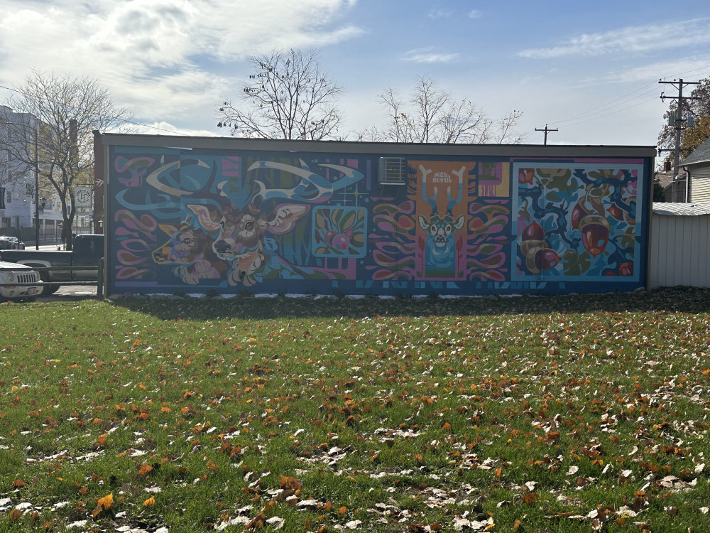 mural in Green Bay by artist unknown.