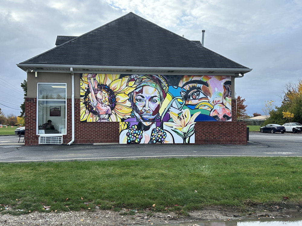 mural in Zionsville by artist unknown.