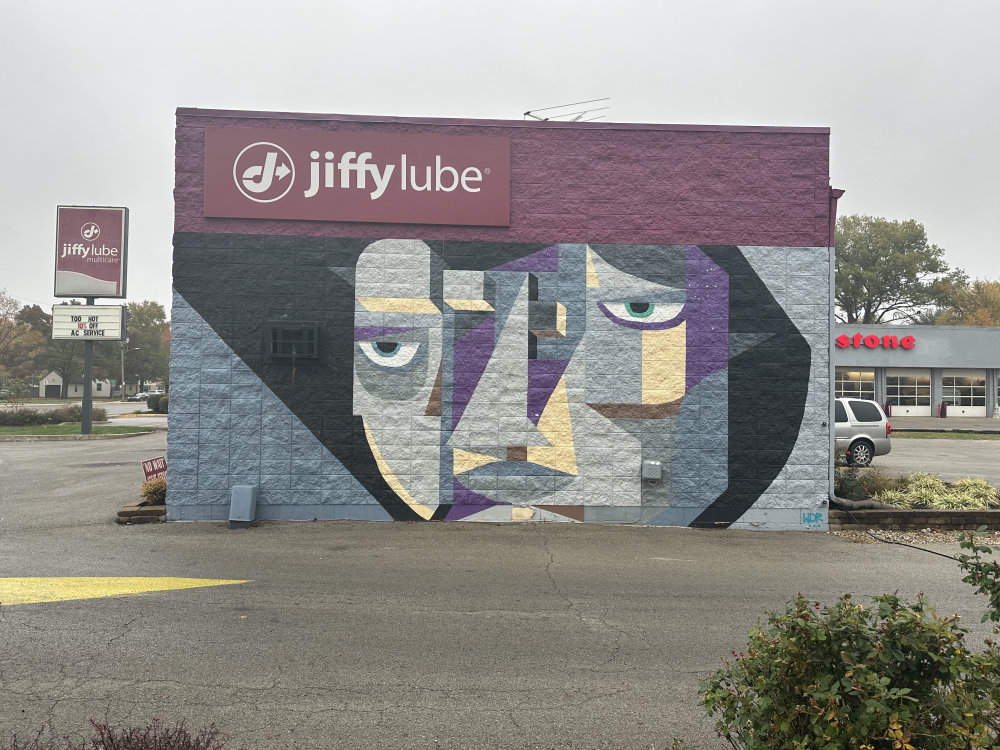 mural in Indianapolis by artist unknown.