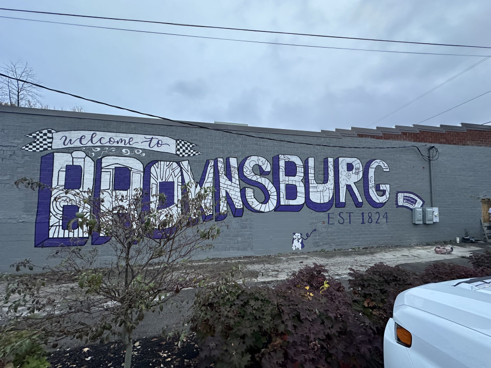 mural in Brownsburg by artist unknown.