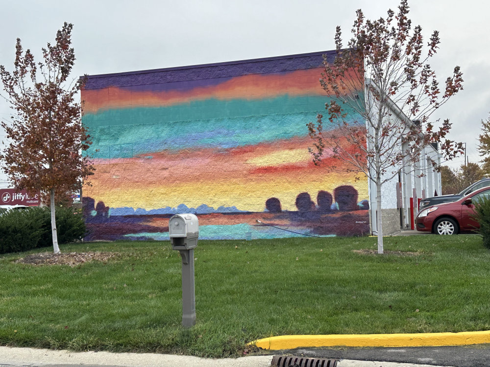 mural in Avon by artist unknown.