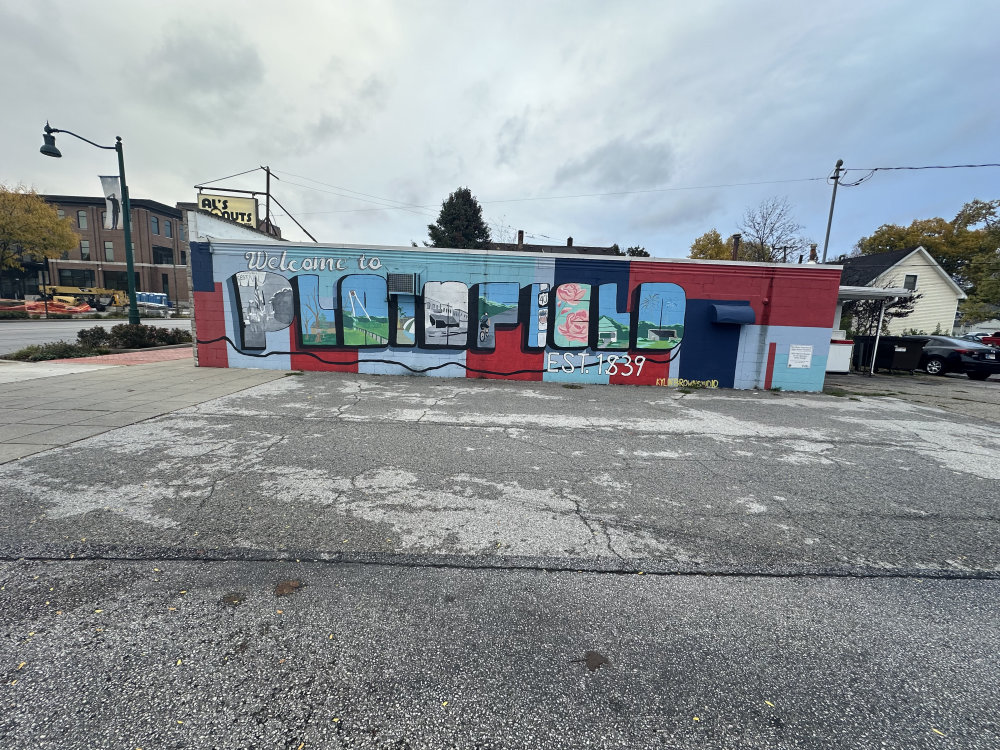 mural in Plainfield by artist unknown.