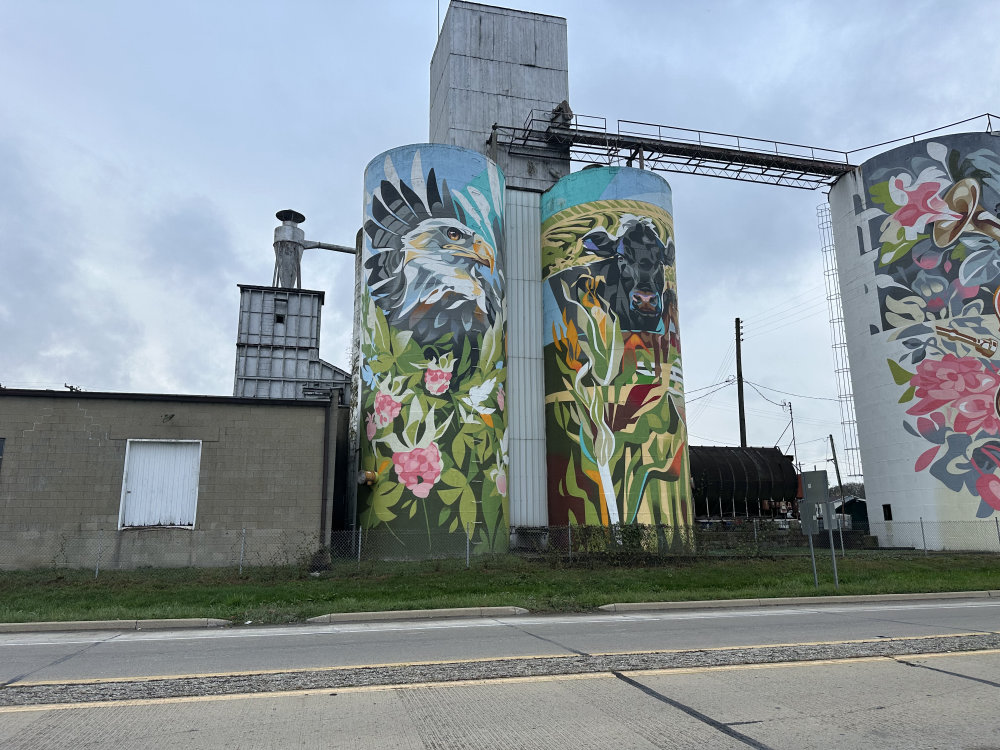 mural in Greencastle by artist unknown.