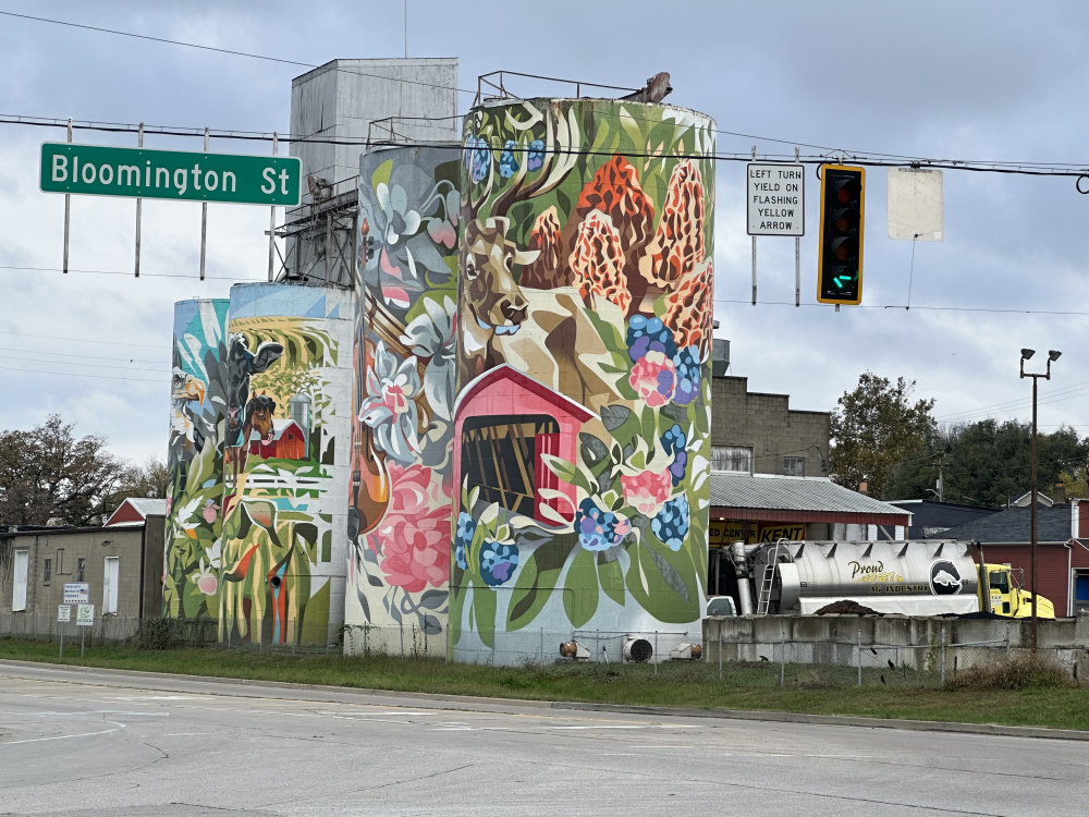 mural in Greencastle by artist unknown.